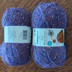 Cozy Wool Tweed #11 Purple Maze Yarn